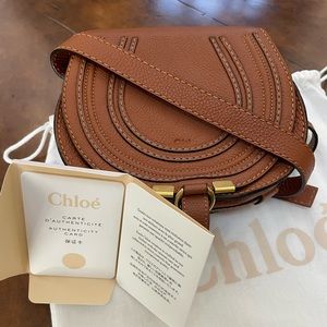 Chloe Small Marcie Saddle Crossbody Bag